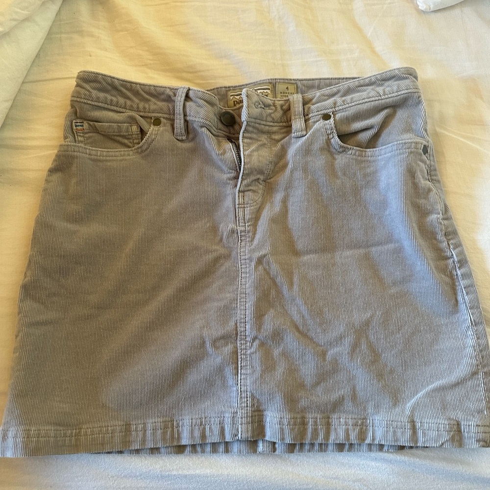Patagonia Cord Skirt, grey, size 4